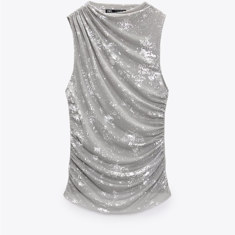 zara sparkle top
